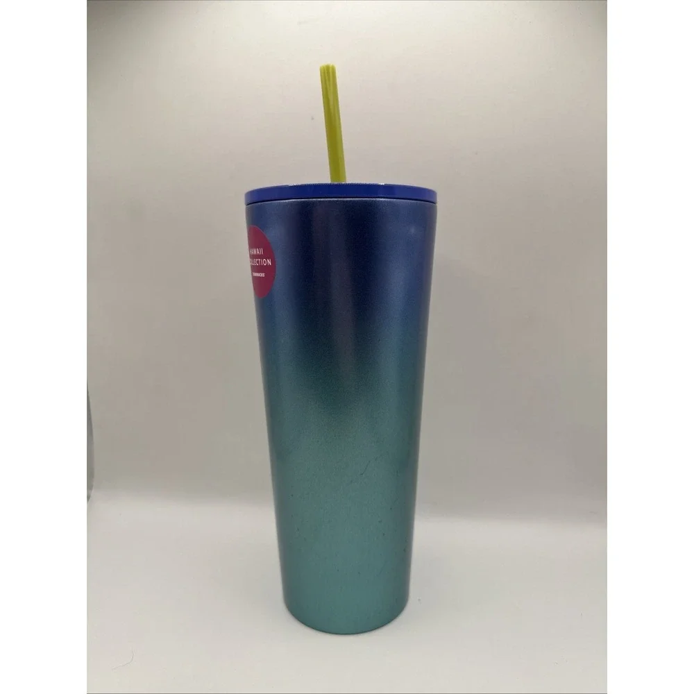 Starbucks‎ Hawaii Collection Tumbler Ocean Turtle Mermaid Stainless 24 oz. NEW